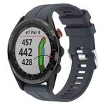For Garmin Approach S62 22mm Silicone Sports Watch Band(Rock Cyan)