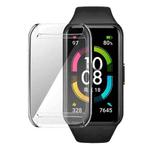 For Huawei Band 7/6 / Honor Band 6 ENKAY Hat-Prince Full Coverage Transparent Soft TPU Case with Screen Protection
