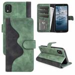 For Nokia C2 2nd Edition Stitching Horizontal Flip Leather Phone Case(Green)