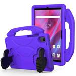 For Lenovo K10 TB-X6C6F 10.3 inch Thumb Bracket EVA Shockproof Tablet Case(Purple)