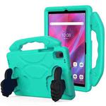 For Lenovo K10 TB-X6C6F 10.3 inch Thumb Bracket EVA Shockproof Tablet Case(Glacial Green)