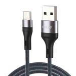 ENKAY ENK-CB119 1m USB 3.0 to USB-C / Type-C 5A Super Fast Charging Sync Data Cable(Grey)