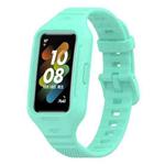 For Huawei Band 7 Solid Color Silicone Integrated Watch Band(Water Duck)