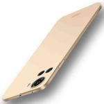 For OnePlus Ace 5G / 10R 5G MOFI Frosted PC Ultra-thin Hard Case(Gold)