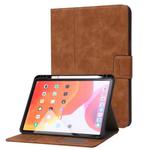 Calf Texture Horizontal Flip Leather Tablet Case For iPad Air 2022 / 2020 10.9(Brown)