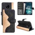 For Nokia C200 Stitching Horizontal Flip Leather Phone Case(Black)