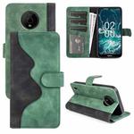 For Nokia C200 Stitching Horizontal Flip Leather Phone Case(Green)