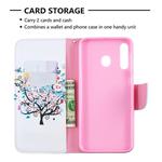 Colored Drawing Pattern Horizontal Flip Leather Case for Samsung Galaxy M30,with Holder & Card Slots & Wallet(Tree)