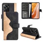 For ZTE Axon 40 Pro Stitching Horizontal Flip Leather Phone Case(Black)