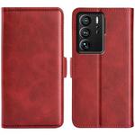 For ZTE Axon 40 Ultra Dual-side Magnetic Buckle Leather Phone Case(Red)