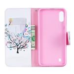 Colored Drawing Pattern Horizontal Flip Leather Case for Samsung Galaxy M10,with Holder & Card Slots & Wallet(Tree)