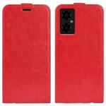 For Xiaomi Poco M4 5G R64 Texture Vertical Flip Leather Phone Case(Red)