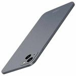 For iPhone 14 Plus  MOFI Fandun Series Frosted PC Ultra-thin Phone Case(Gray)