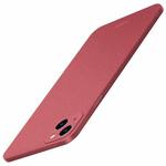 For iPhone 14 Plus  MOFI Fandun Series Frosted PC Ultra-thin Phone Case(Red)