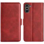 For Huawei Nova 10 Dual-side Magnetic Buckle Horizontal Flip Leather Phone Case(Red)