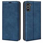 For Huawei Nova 10 Pro Retro-skin  Magnetic Suction Leather Phone Case(Dark Blue)