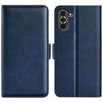 For Huawei Nova 10 Pro Dual-side Magnetic Buckle Horizontal Flip Leather Phone Case(Dark Blue)