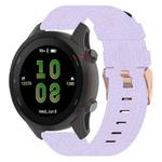 For Garmin Venu 2 22mm Nylon Woven Watch Band(Light Purple)