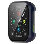 For OPPO Watch 2 42mm Fully Enclosed PC Tempered Film Watch Case(Blue)