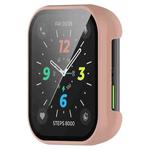 For OPPO Watch 2 46mm Fully Enclosed PC Tempered Film Watch Case(Pink)