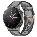 For Huawei GT2 Pro 22mm Nylon Woven Watch Band(Grey)