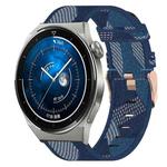 For Huawei Watch GT3 Pro 43mm 20mm Nylon Woven Watch Band(Blue)