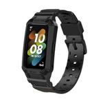 For Huawei Band 6 / 7 / Honor Band 6 JSM Integrated TPU Adjustable Elastic Watch Band (Black)