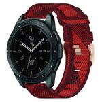 For Samsung Galaxy Watch 42mm 20mm Nylon Woven Watch Band(Red)