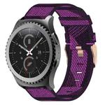 For Samsung Gear S2 Classic 20mm Nylon Woven Watch Band(Purple)