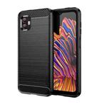 For Samsung Galaxy Xcover6 Pro / Xcover Pro 2 MOFI Gentleness Brushed Carbon Fiber Soft TPU Case(Black)
