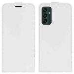 For Samsung Galaxy M13 4G R64 Texture Single Vertical Flip Leather Phone Case(White)