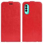 For Wiko T50 R64 Texture Vertical Flip Leather Phone Case(Red)