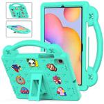 For Samsung Galaxy Tab S6 Lite 10.4 2020/2022 Handle Kickstand Children EVA Shockproof Tablet Case(Mint Green)