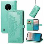 For Nokia C200 Mandala Flower Embossed Leather Phone Case(Green)