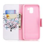 Colored Drawing Pattern Horizontal Flip Leather Case for Samsung Galaxy J6,with Holder & Card Slots & Wallet(Tree)