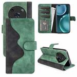 For Honor Magic4 Pro Stitching Horizontal Flip Leather Phone Case(Green)