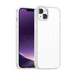 For iPhone 14 Skin Feel Frosted Color Button Phone Case (White)