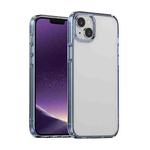 For iPhone 14 PC + TPU Full Coverage Shockproof Phone Case (Transparent Blue)