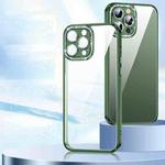 For iPhone 13 Pro Glitter Lens Film TPU Phone Case (Green)