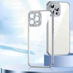 For iPhone 13 Pro Max Glitter Lens Film TPU Phone Case (Silver)