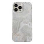 For iPhone 13 Pro Max Marble Pattern Phone Case (Grey)