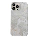 For iPhone 11 Pro Max Marble Pattern Phone Case (Grey)