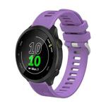 For Garminmove Luxe 20mm Silicone Twill Watch Band(Purple)