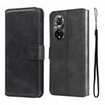 For Honor 50 Pro / Huawei Nova 9 Pro JUNSUNMAY  Calf Texture Leather Phone Case(Black)