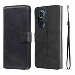 For Honor 50 SE / Huawei Nova 9 SE JUNSUNMAY Calf Texture Leather Phone Case(Black)