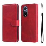 For Honor 50 5G / Huawei Nova 9 JUNSUNMAY Calf Texture Leather Phone Case(Red)