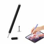 AT-28 Macarone Color Passive Capacitive Pen Mobile Phone Touch Screen Stylus with 1 Pen Head(Black)