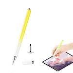 AT-28 Macarone Color Passive Capacitive Pen Mobile Phone Touch Screen Stylus with 1 Pen Head(Yellow)