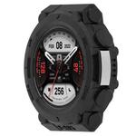 For Amazfit T-Tex 2 Shockproof TPU Protective Watch Case(Black)