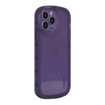 For iPhone 14 Pro Max ENKAY Translucent Matte TPU Phone Case (Purple)